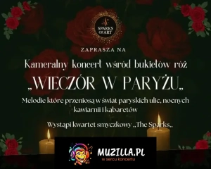 Kameralny koncert wśród bukietów róż