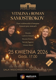 Vitalina i Roman Samostrokov - koncert duetu wiolonczeli i fortepianu