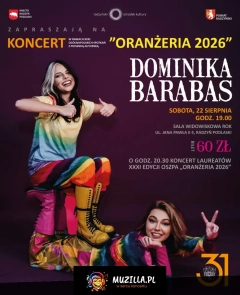 Koncert Dominiki Barabas z córką Jagną w ramach 31. Oranżerii 2026