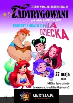 Koncert zespołu wokalno-instrumentalnego Zadyrygowani z okazji Dnia Dziecka