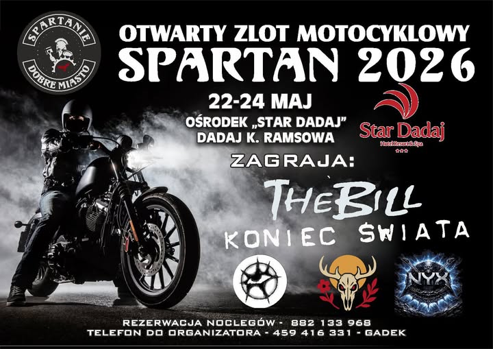 Zlot Motocyklowy Spartan 2026 - Star Dadaj