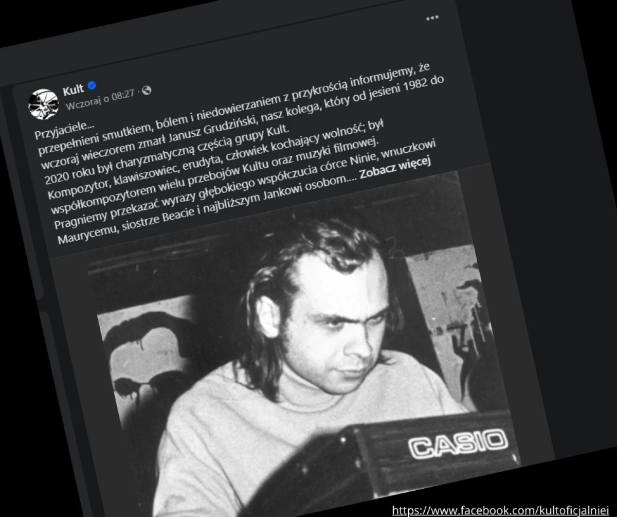Nie żyje Janusz Grudziński Xiążę Warszawski
