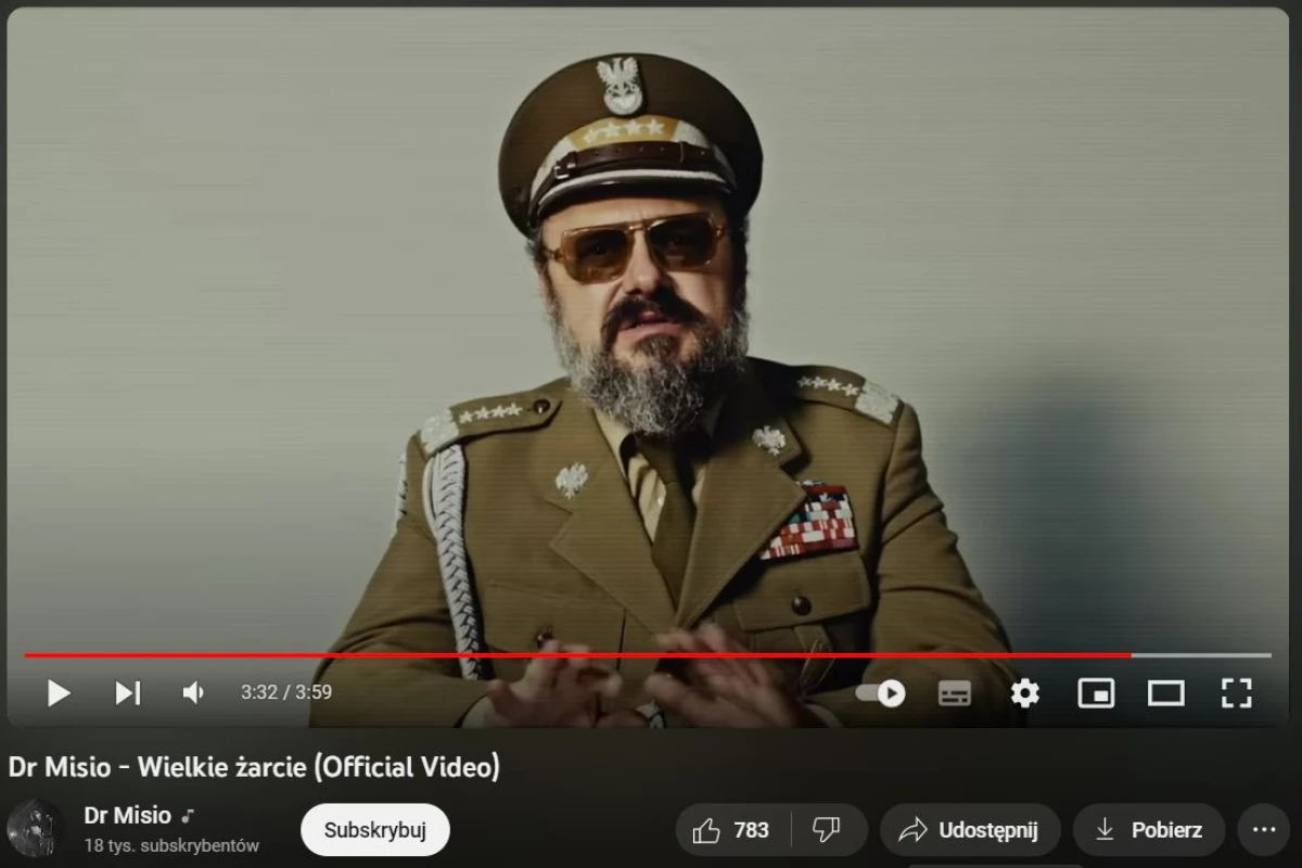 Dr Misio Prezentuje Nowy Singiel "Wielkie żarcie" Z Teledyskiem Wyreżyserowanym Przez Wojtka Smarzowskiego