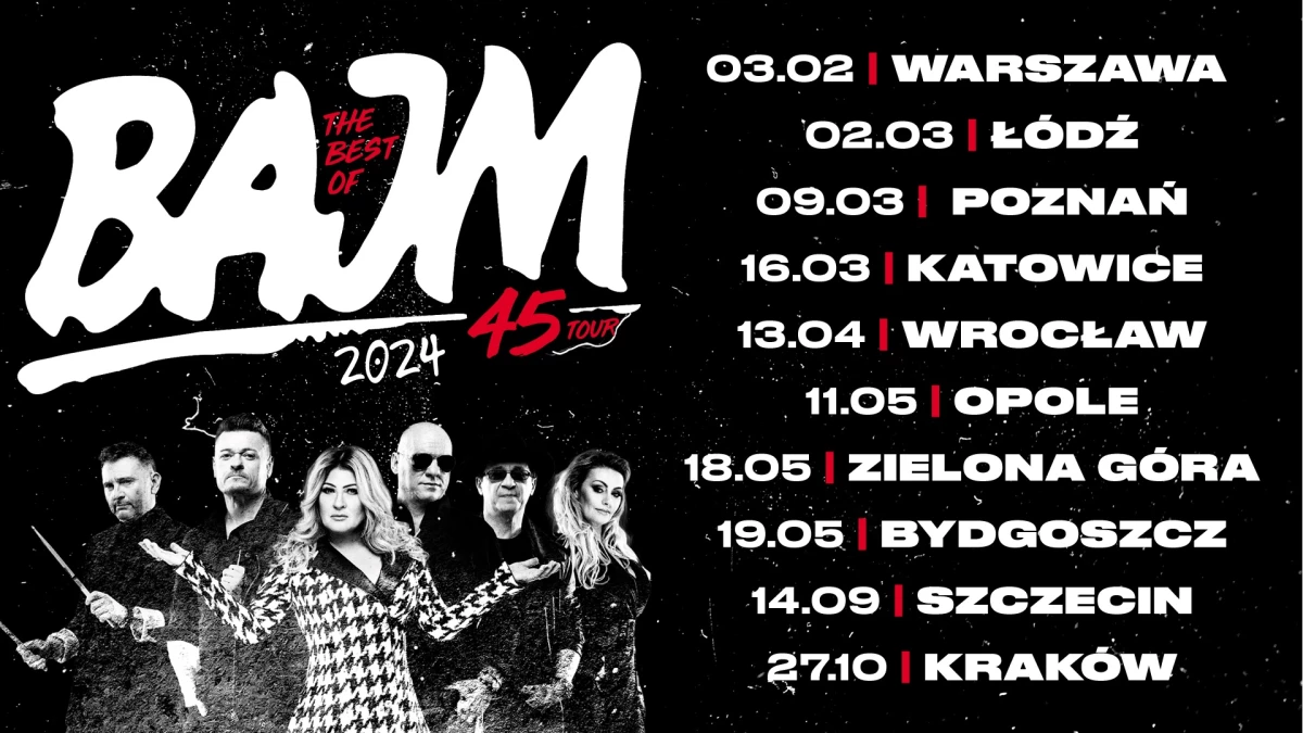 "The Best Of Bajm 45 Tour" - zaczynamy odliczanie!