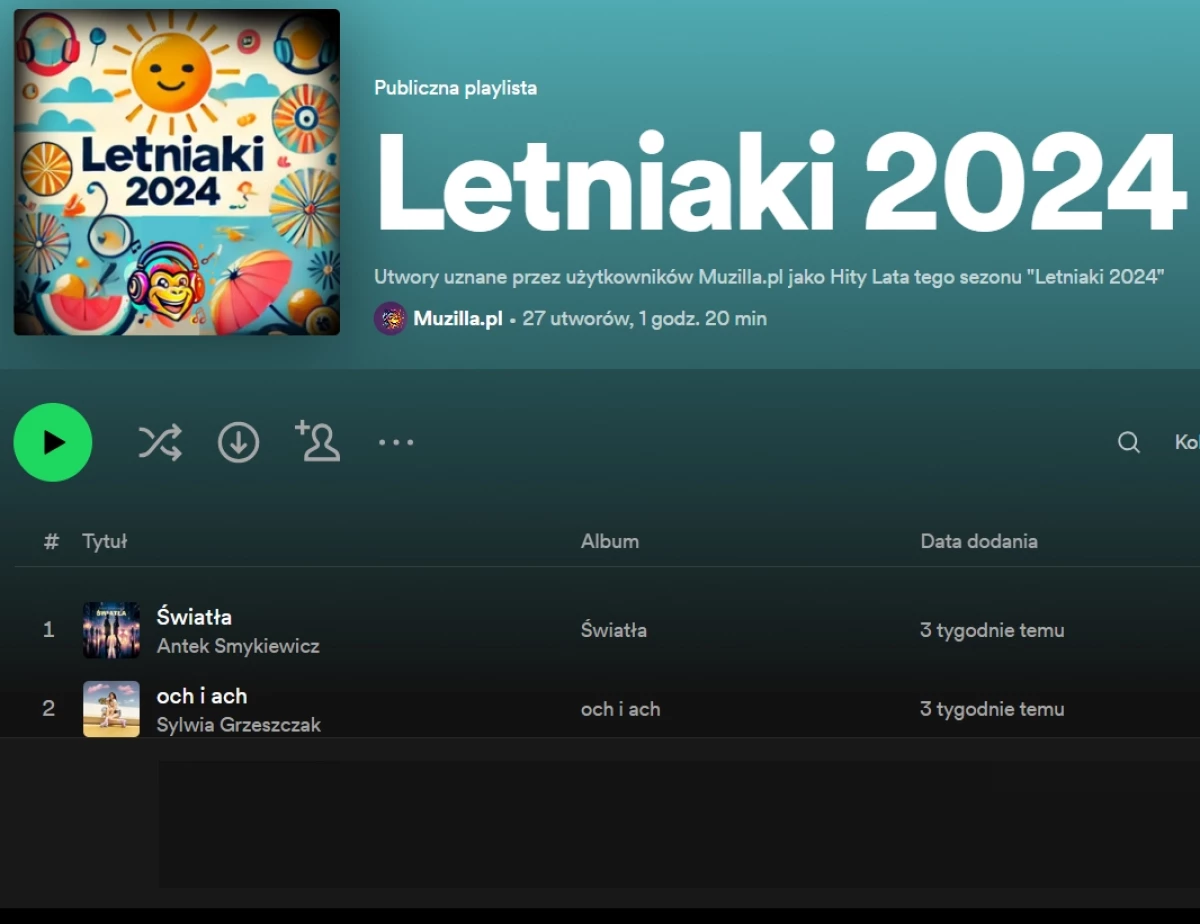 Letniaki 2024 – Idealna Playlista na Każdą Okazję od MuZilla.pl