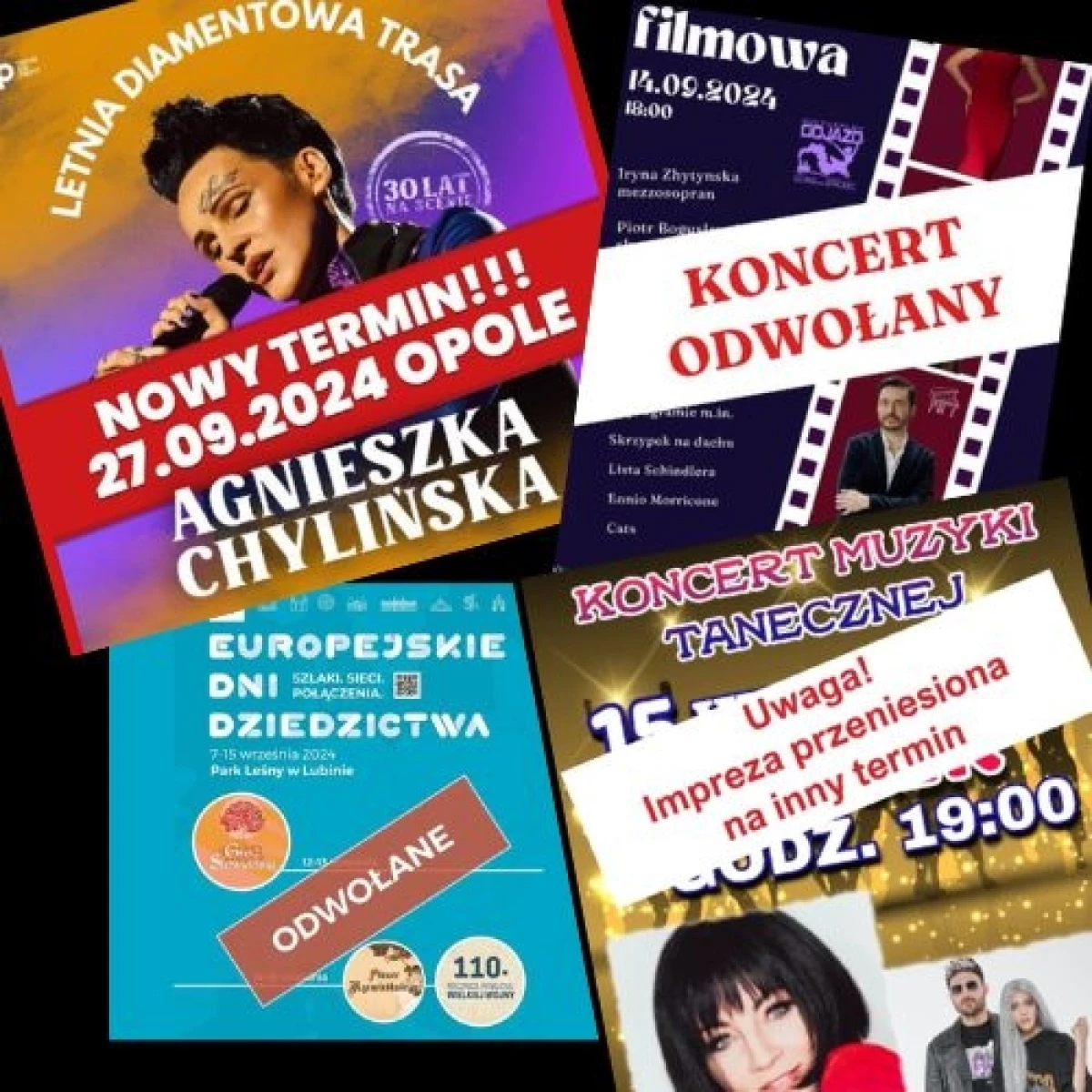 Artyści odwołują koncerty na południu Polski po komunikatach IMGW