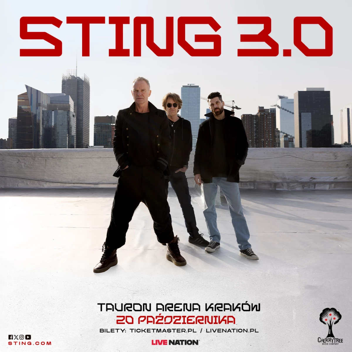 Sting ogłosił trasę „STING 3.0”. Będzie koncert w Polsce!