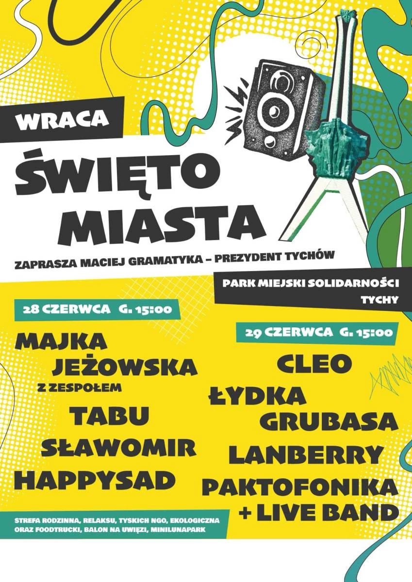 Wraca Święto Miasta Tychy - wiemy kto zagra!