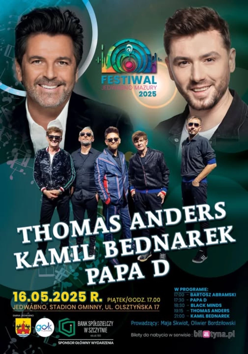 Festiwal Jedwabno Mazury 2025 – Muzyczne Święto na Mazurach!