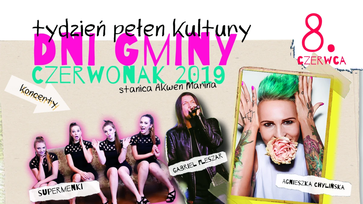 Dni Gminy Czerwonak 2026: Agnieszka Chylińska w Stanicy Akwen Marina!