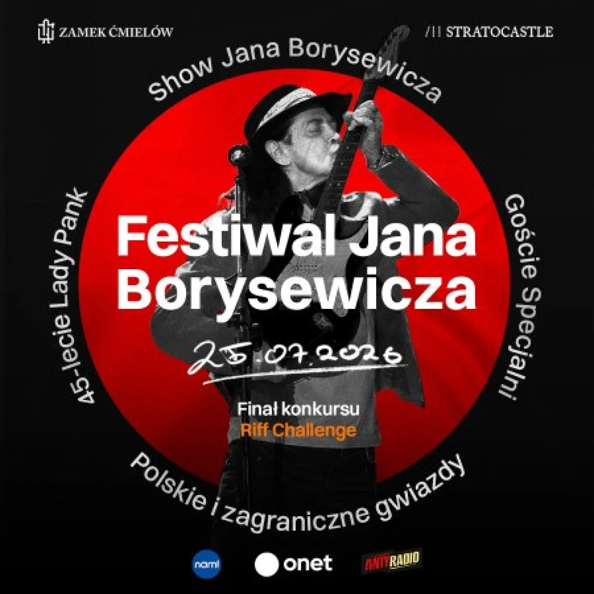 Festiwal Jana Borysewicza 2026 Ćmielów: program, bilety, gwiazdy