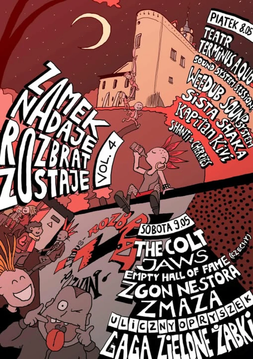 Zamek Nadaje, Rozbrat Zostaje vol. 4 w Poznaniu – line-up, data i wstęp wolny