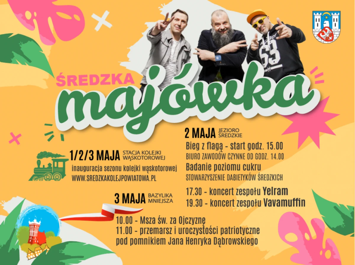 Średzka Majówka 2026 – Vavamuffin zagra w Środzie Wielkopolskiej. Sprawdź program wydarzeń
