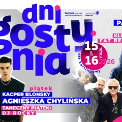 Dni Gostynia 2026 – Agnieszka Chylińska, Wilki, Paktofonika Orkiestra i Kacper Blonsky. Kiedy koncerty w Gostyniu?