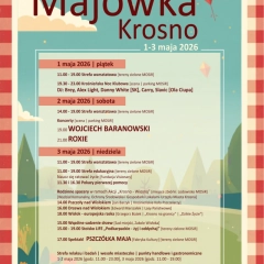 Majówka Krosno 2026 – Wojciech Baranowski i Roxie. Program, atrakcje, koncerty