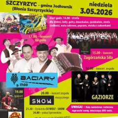 Szczyrzycki Folk Festiwal 2026 – Baciary, Gazioże, Czarny Góral i DJ Wolf. Program, bilety i atrakcje