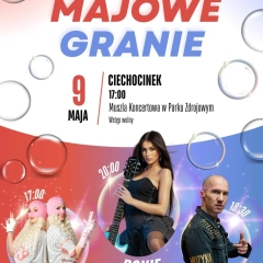Majowe Granie Ciechocinek 2026: Roxie Węgiel, Mezo & Julia Mróz i XOXO – darmowy koncert 9 maja