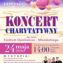 Koncert charytatywny w Morągu 2026 – Mejk i lokalni artyści dla Centrum Opiekuńczo-Mieszkalnego