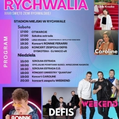 Rychwalia 2026 w Rychwale: Weekend, Defis, Ronnie Ferrari i Caroline na Święcie Ziemi Rychwalskiej