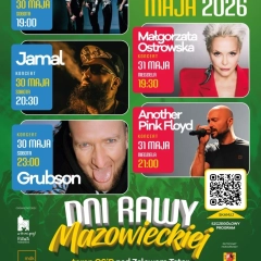 Dni Rawy Mazowieckiej 2026 – Felivers, Jamal, Grubson, Małgorzata Ostrowska i Another Pink Floyd nad Zalewem Tatar